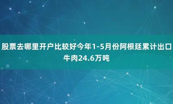 股票去哪里开户比较好今年1-5月份阿根廷累计出口牛肉24.6万吨